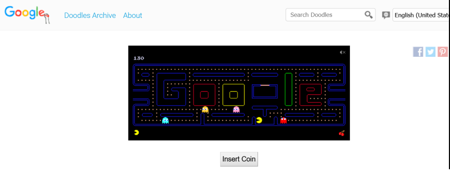 Play Pacman 30th Anniversary Google Doodle Game